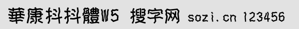 華康抖抖體W5