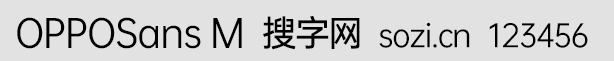 OPPOSans M字體
